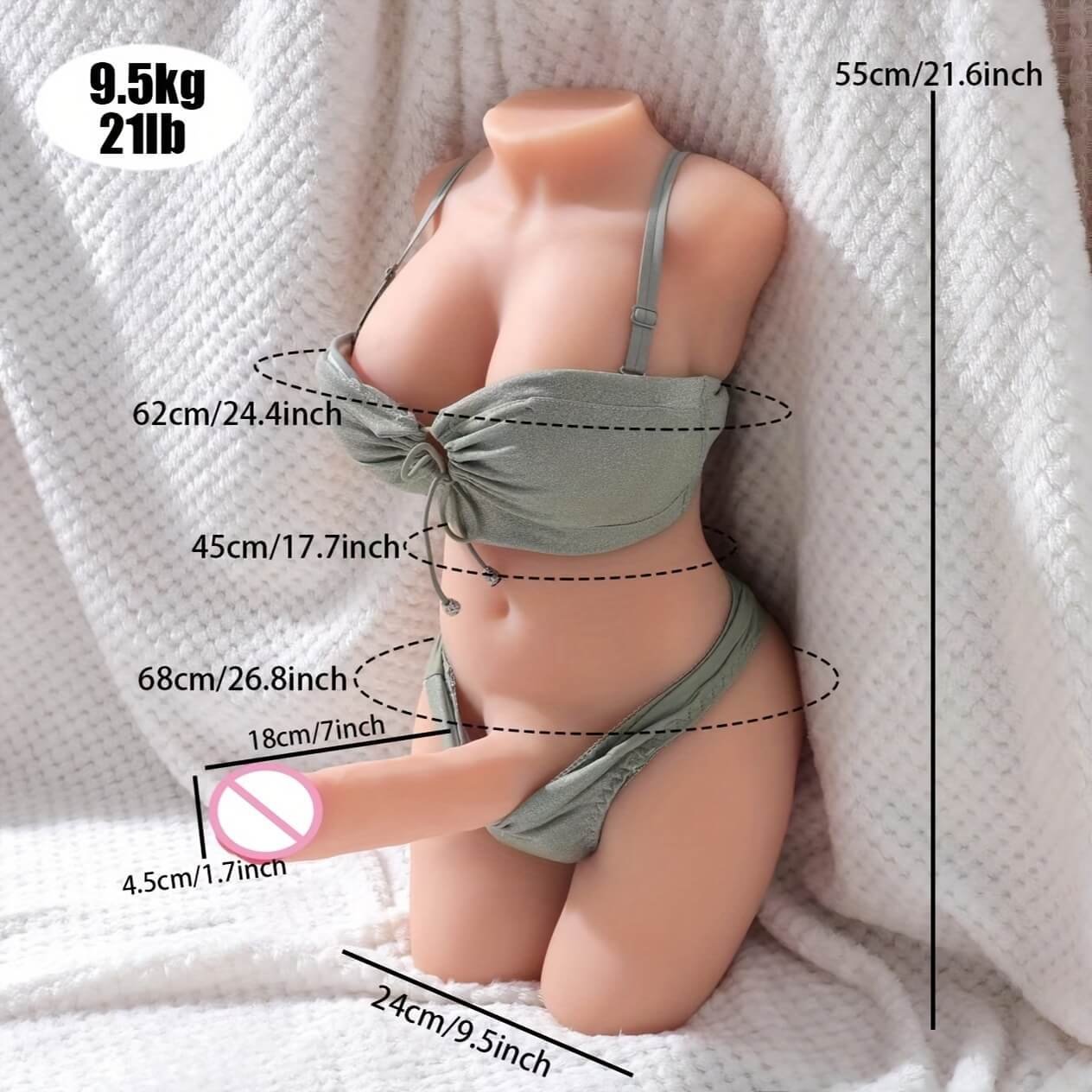 TPE-torso, 55 cm
