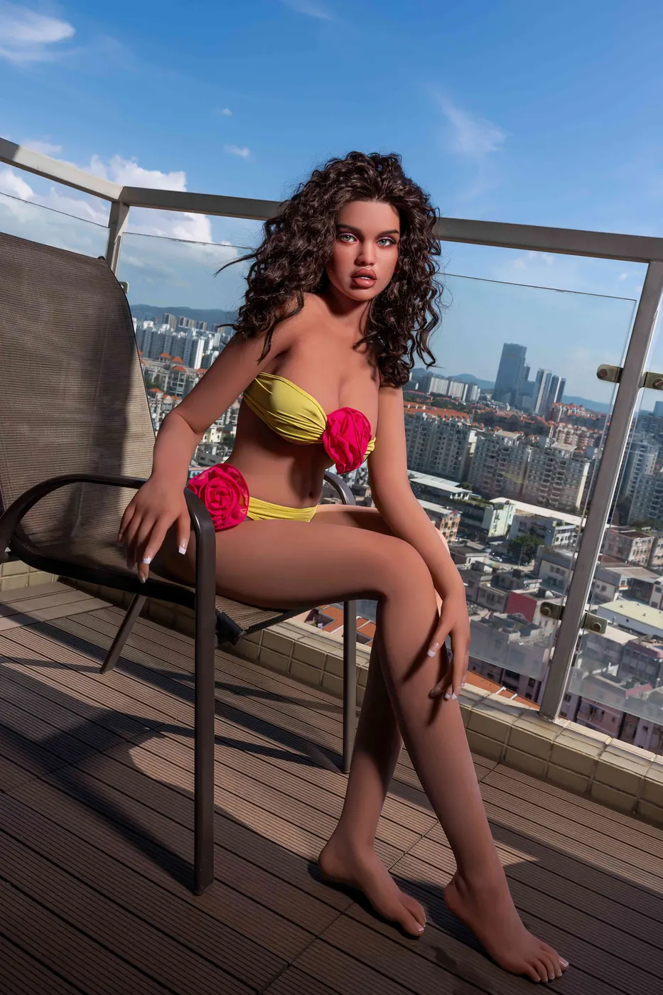 Tiphène - 168 cm silikondocka - Anpassningsbar
