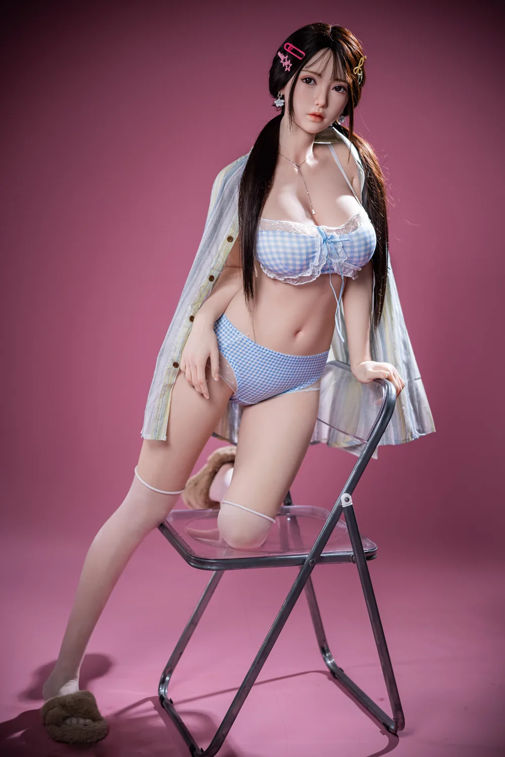 Ninon - 170 cm sexdocka med silikonhuvud och TPE-kropp - EU-lager