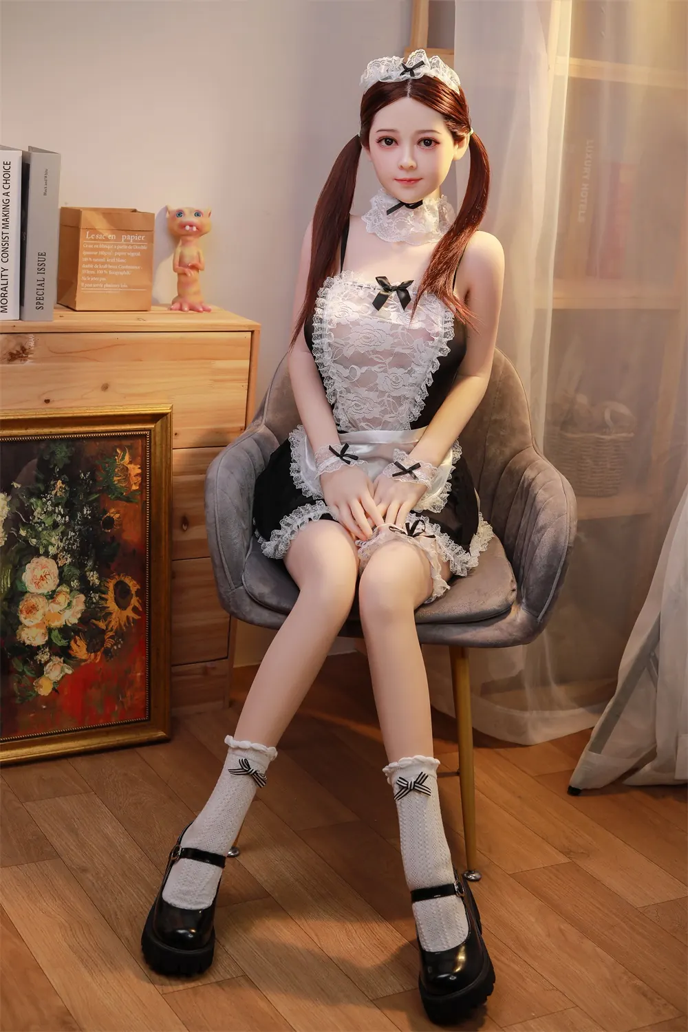 Blandine Jolivet - 148 cm silikondocka - Anpassningsbar