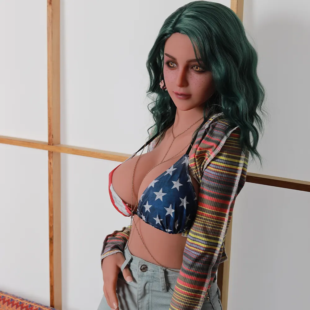 Alixane Montfaucon - 163 cm TPE-sexdocka - Anpassningsbar